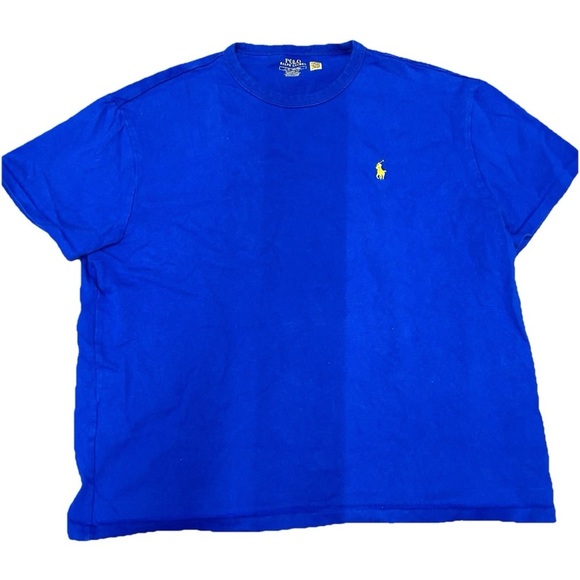 Polo Ralph Lauren Other - Polo Ralph Lauren Blue Thick Cotton Classic Fit T Shirt Size Large